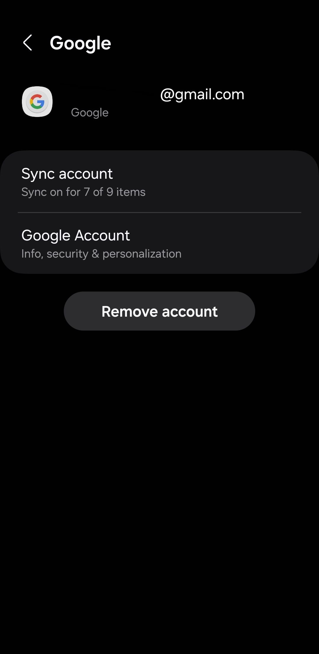 تنظیمات همگام سازی حساب Google در Android-1