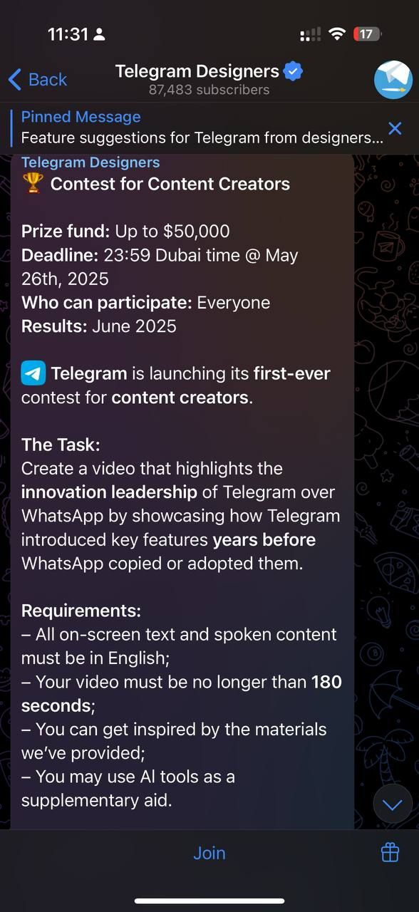 دستورالعمل های مبارزات انتخاباتی Anti-Whatsapp در تلگرام -1