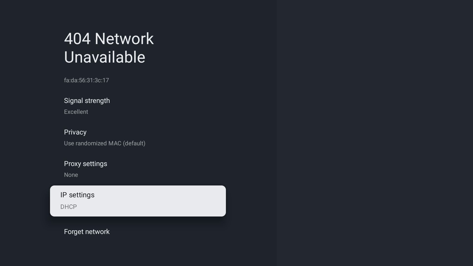 تنظیمات Wi-Fi در Google TV