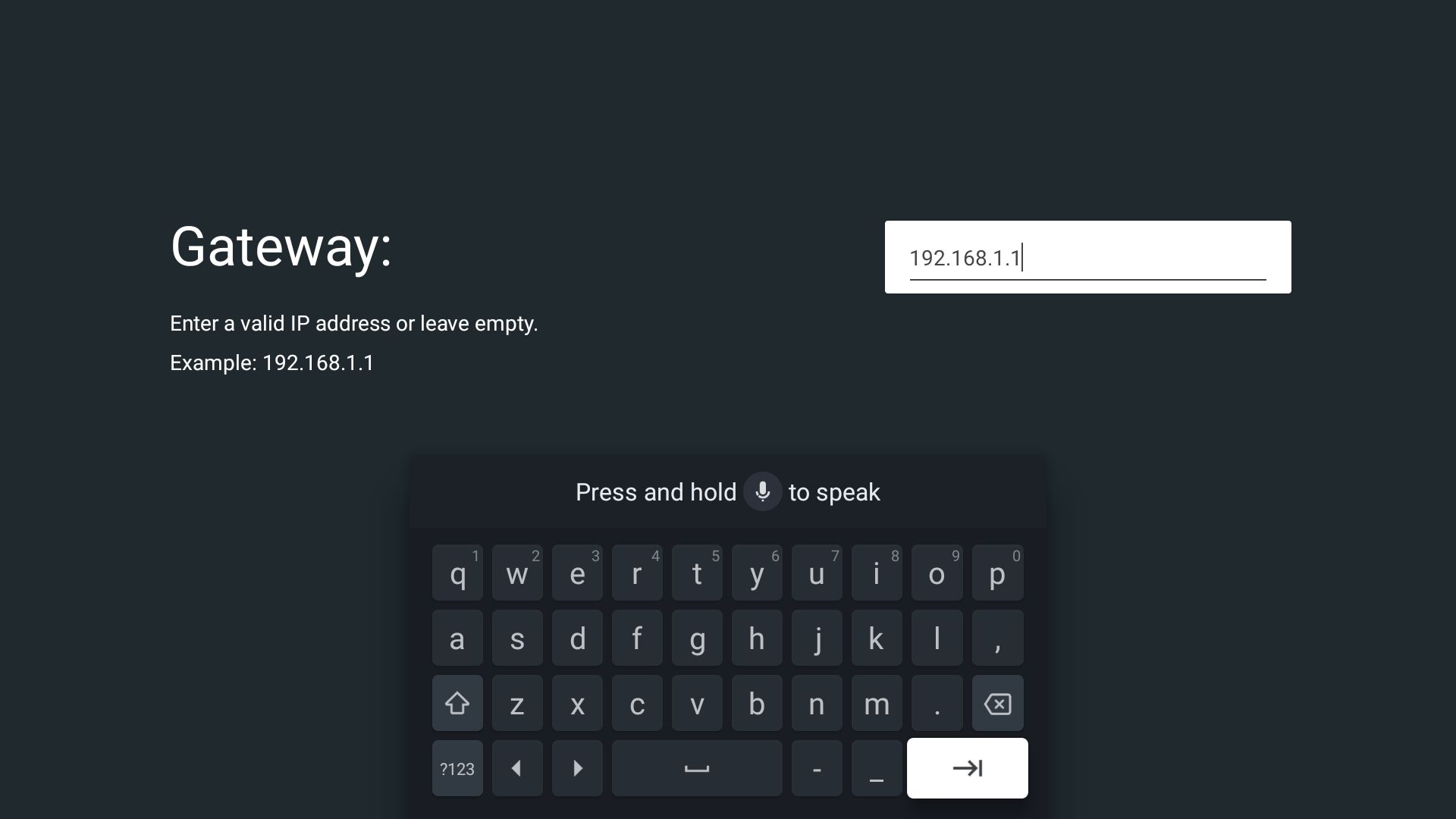 تنظیم دروازه در Google TV