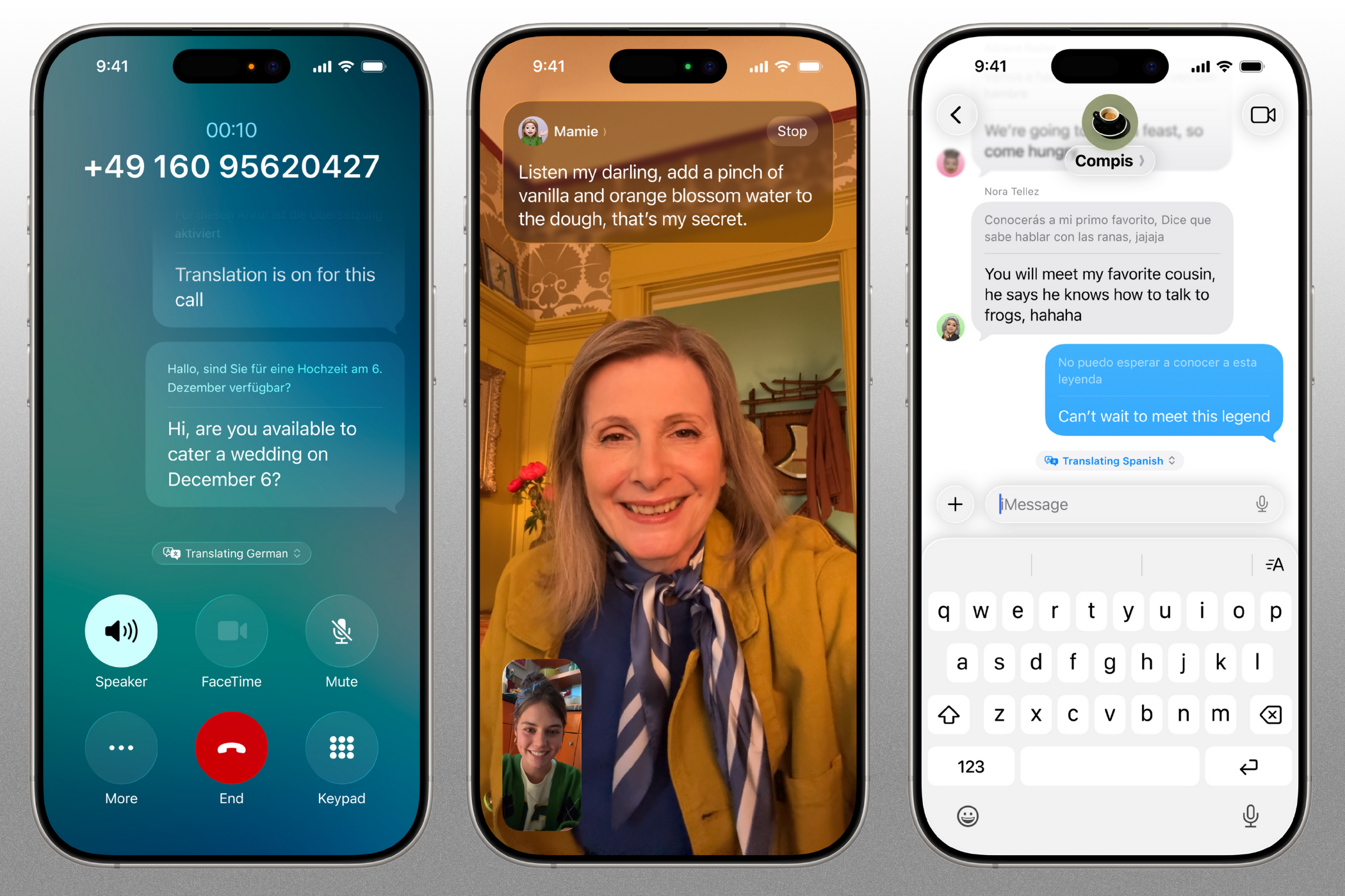 iOS 26 ترجمه زنده در iPhone با FaceTime و پیام تماس می گیرد