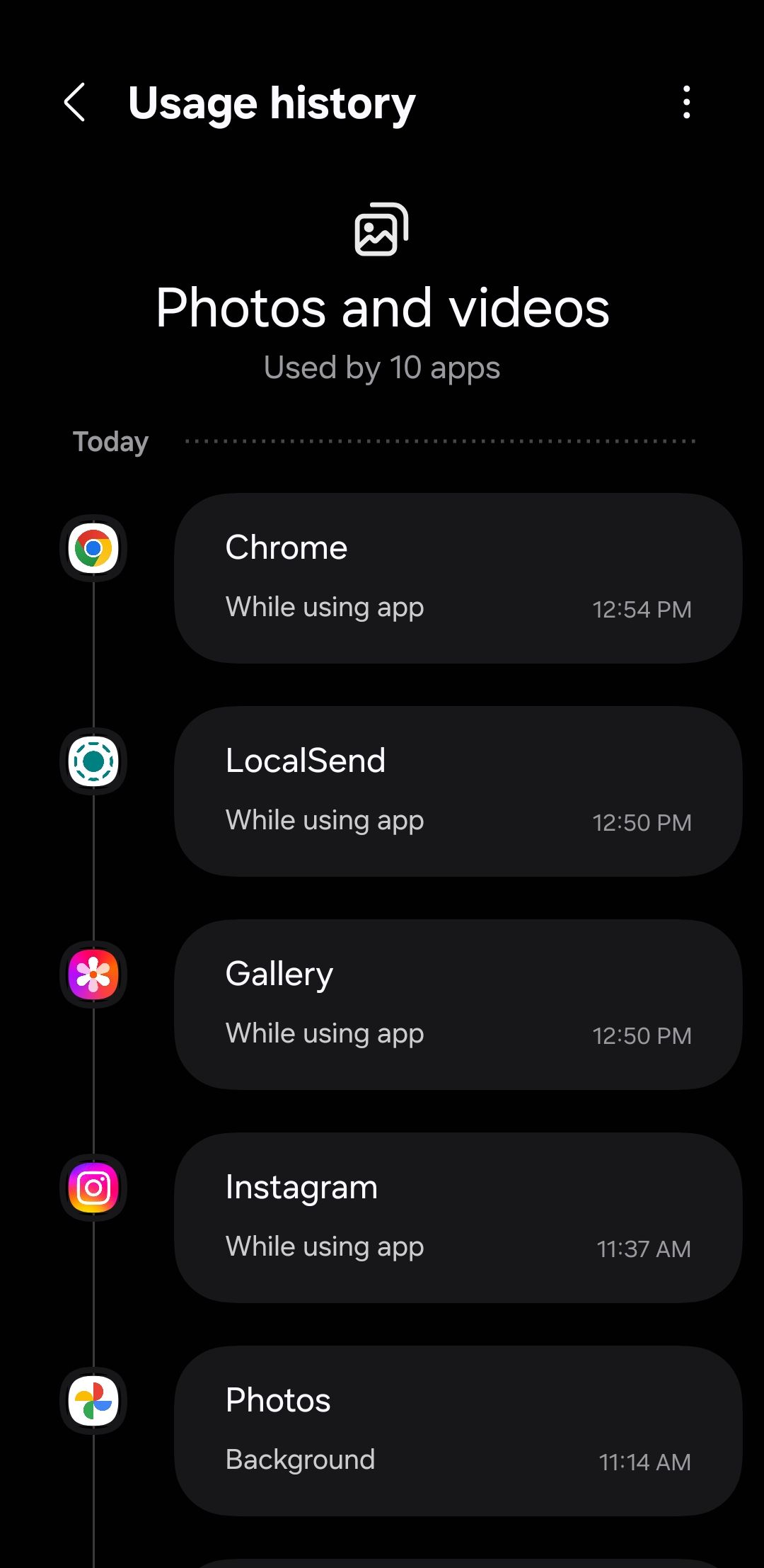 عکس و فیلم اجازه برنامه های موجود در Android