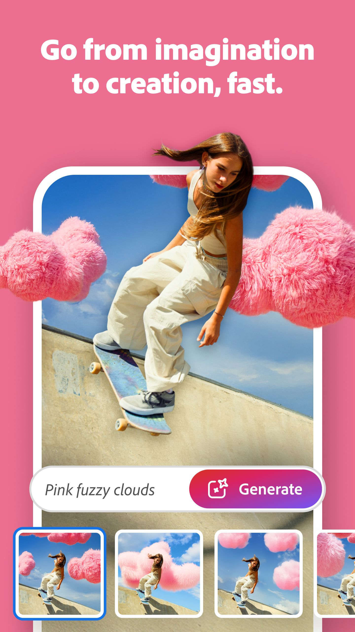 ابزار تولید AI موبایل Photoshop