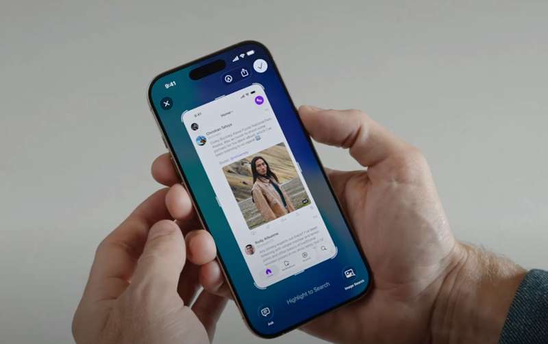 با استفاده از هوش بصری در iOS 26