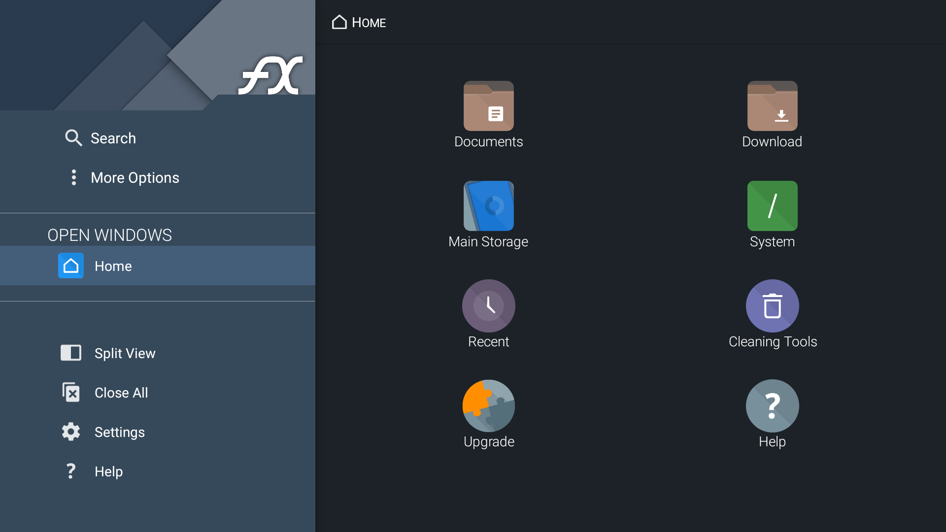 FX File Explorer App رابط تلویزیون