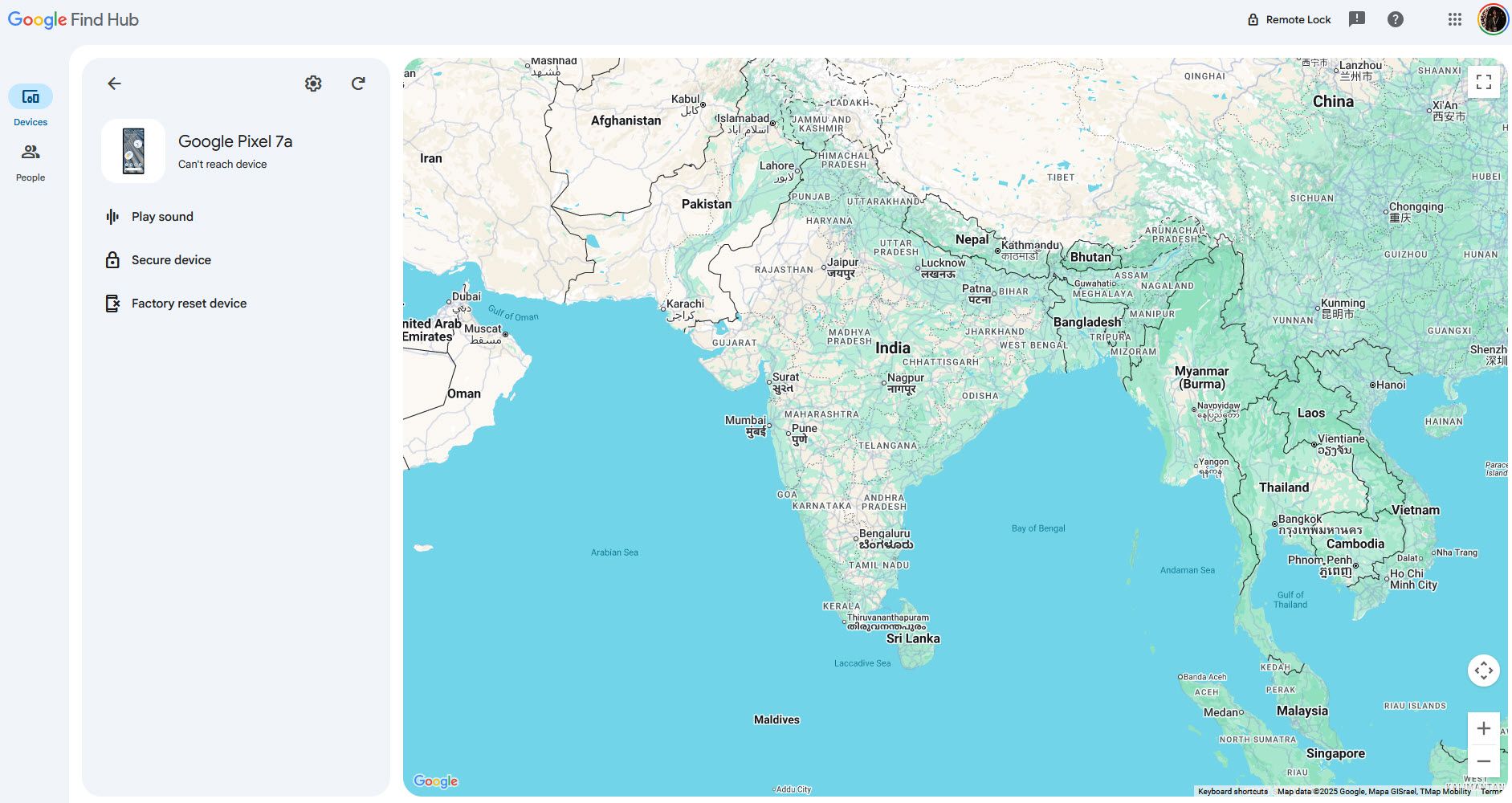 Google پیدا کردن صفحه ردیابی هاب