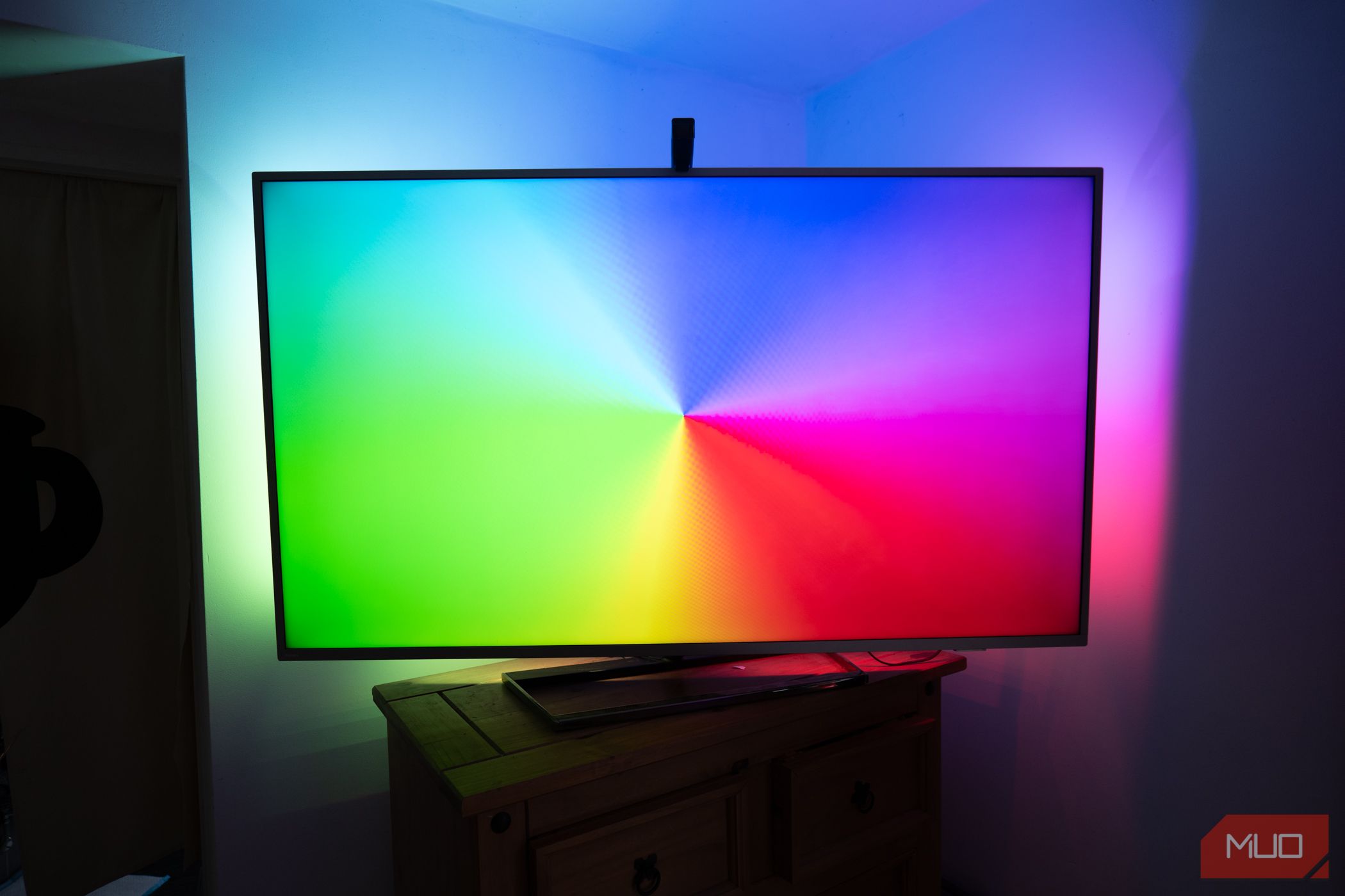 Govee TV Backlight 3 Lite - تست رنگین کمان Govee