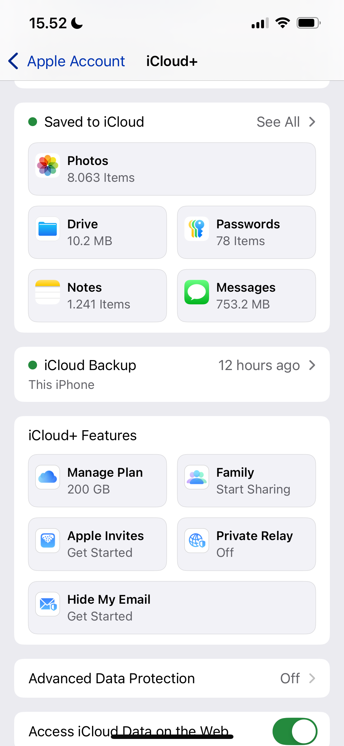 پیام ها را در برنامه iCloud انتخاب کنید