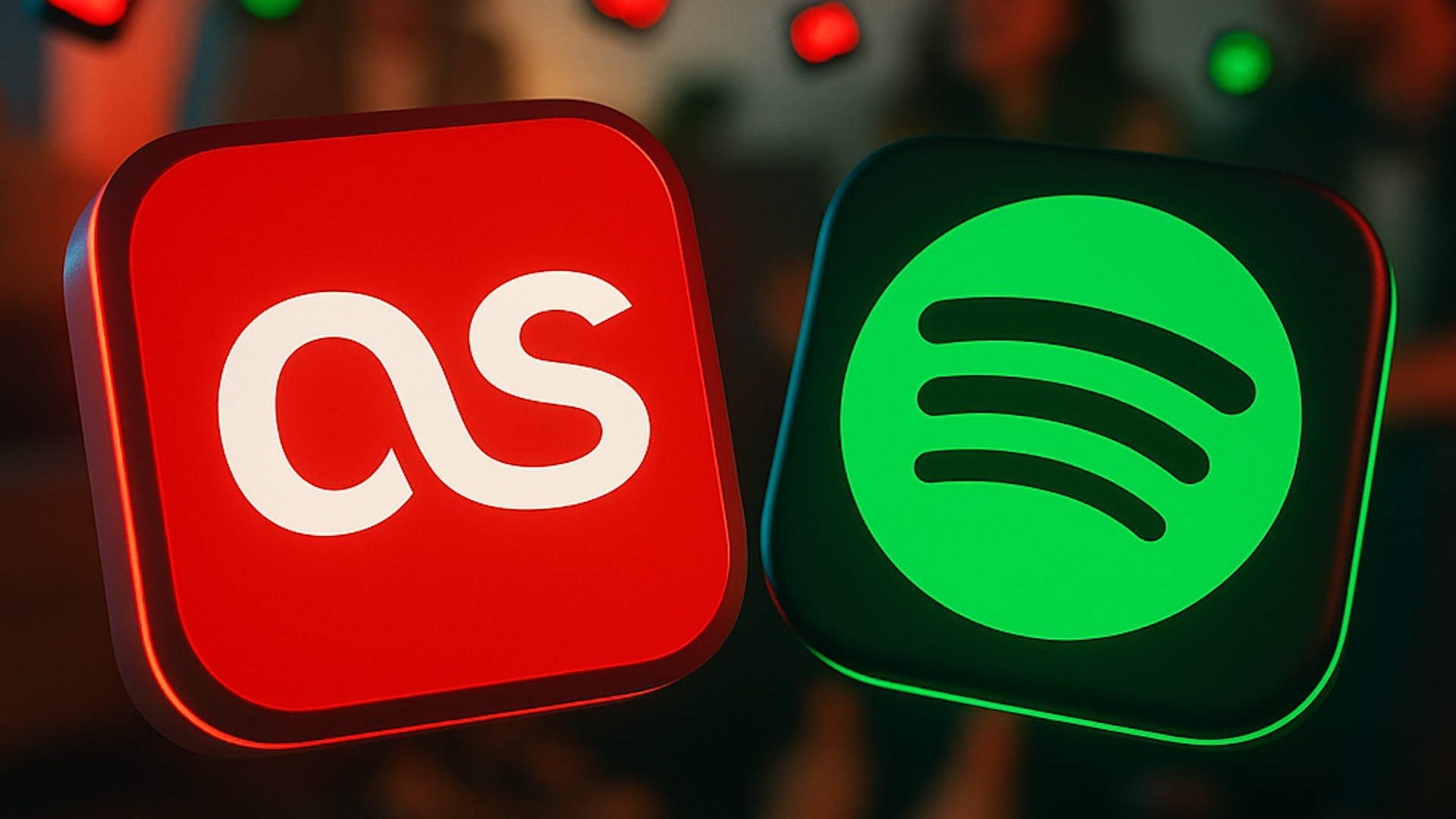 آخرین آرم های FM و Spotify.