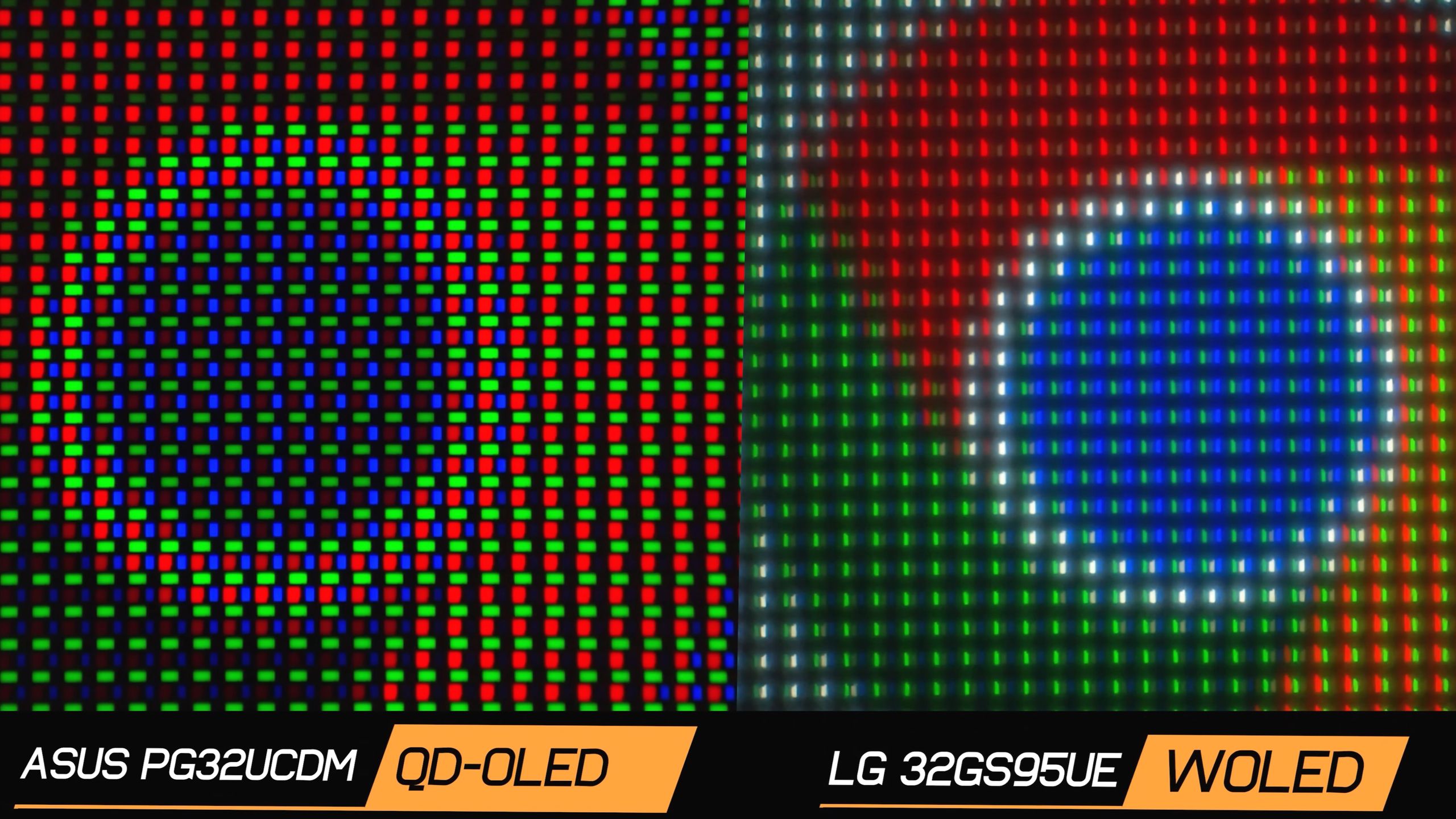 ارائه طرح های مختلف پانل OLED در مانیتورهای ایسوس و ال جی