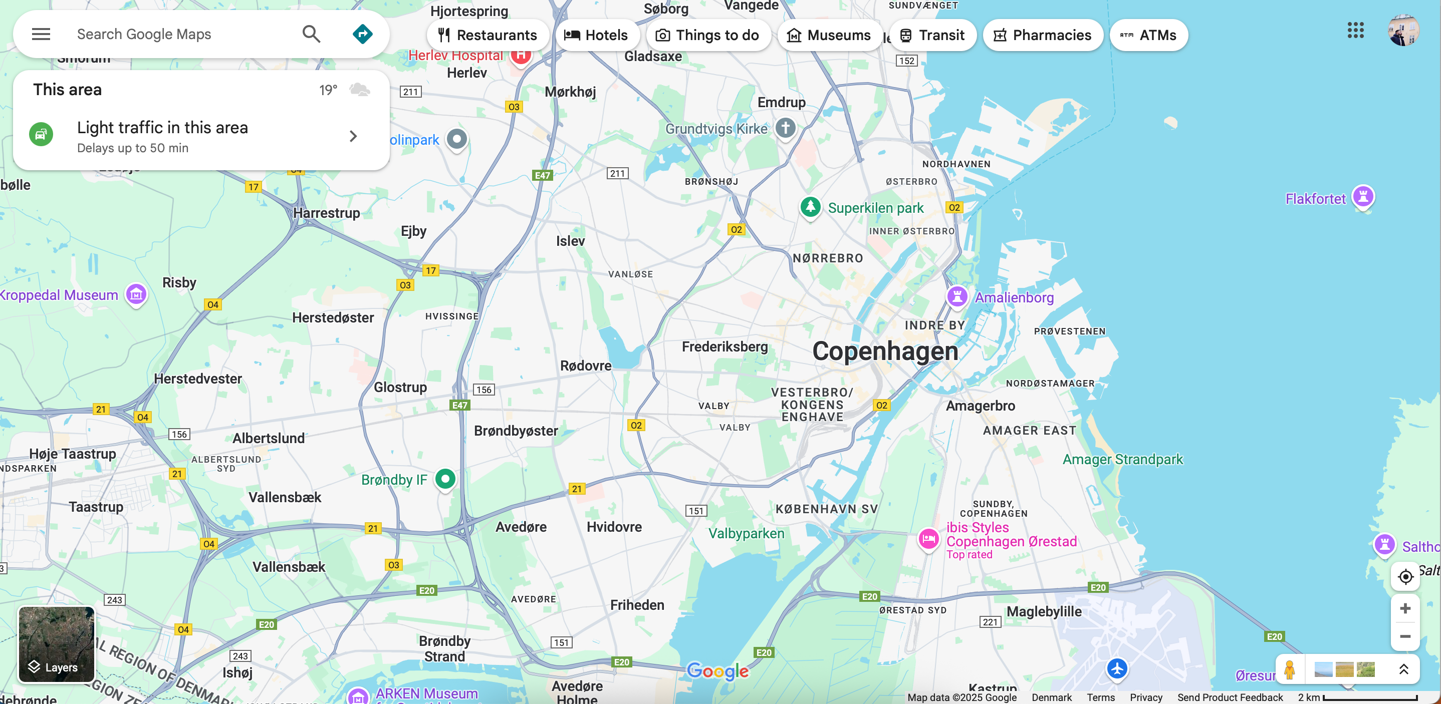 گزینه های مختلف تقسیم بندی در Google Maps