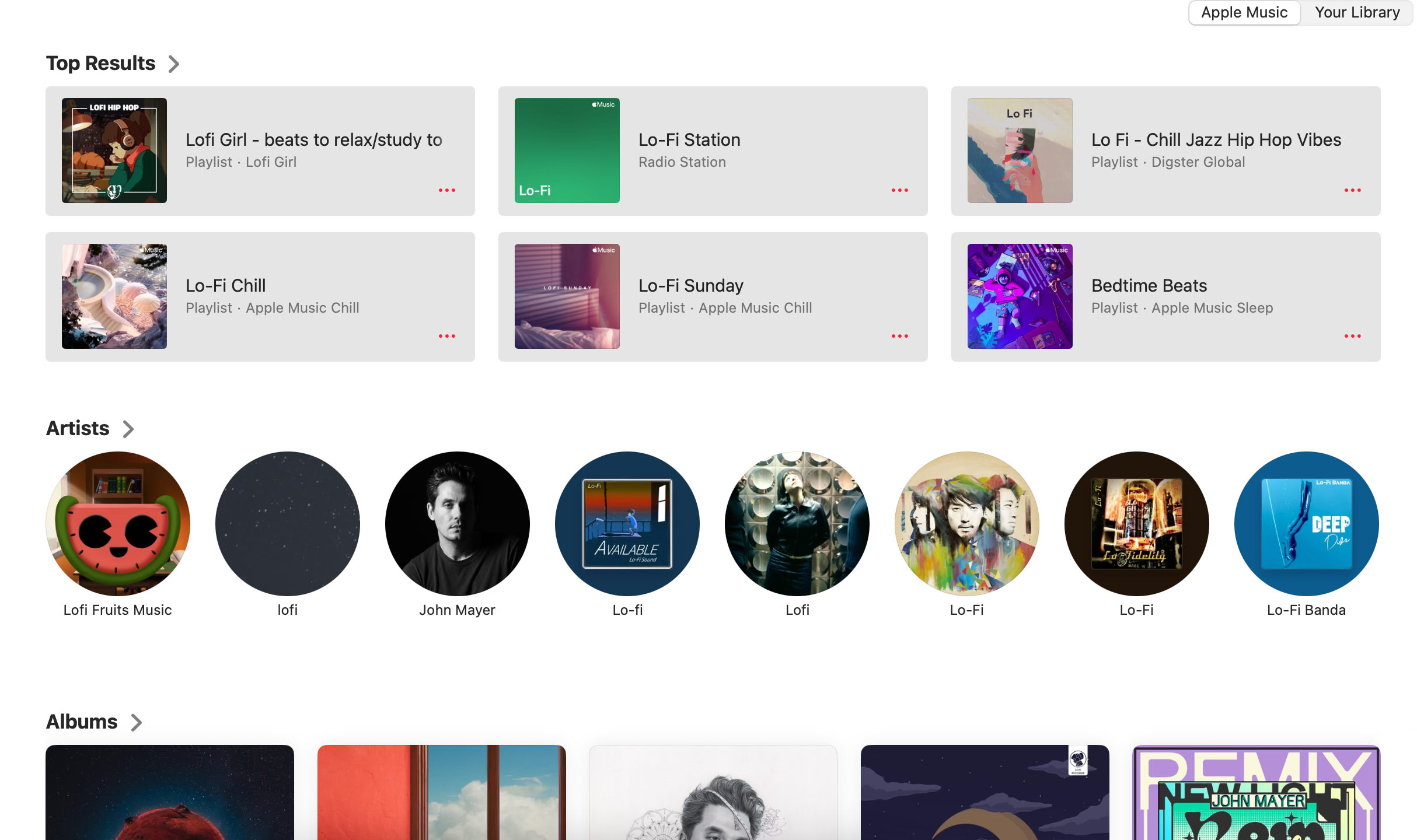 کشف آهنگ های مختلف در Apple Music