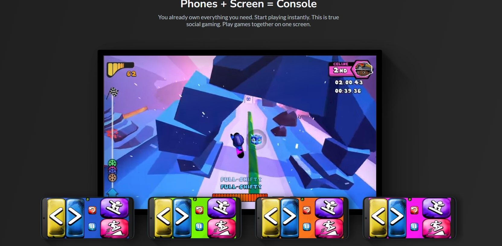 تصویر صفحه اصلی AirConsole.