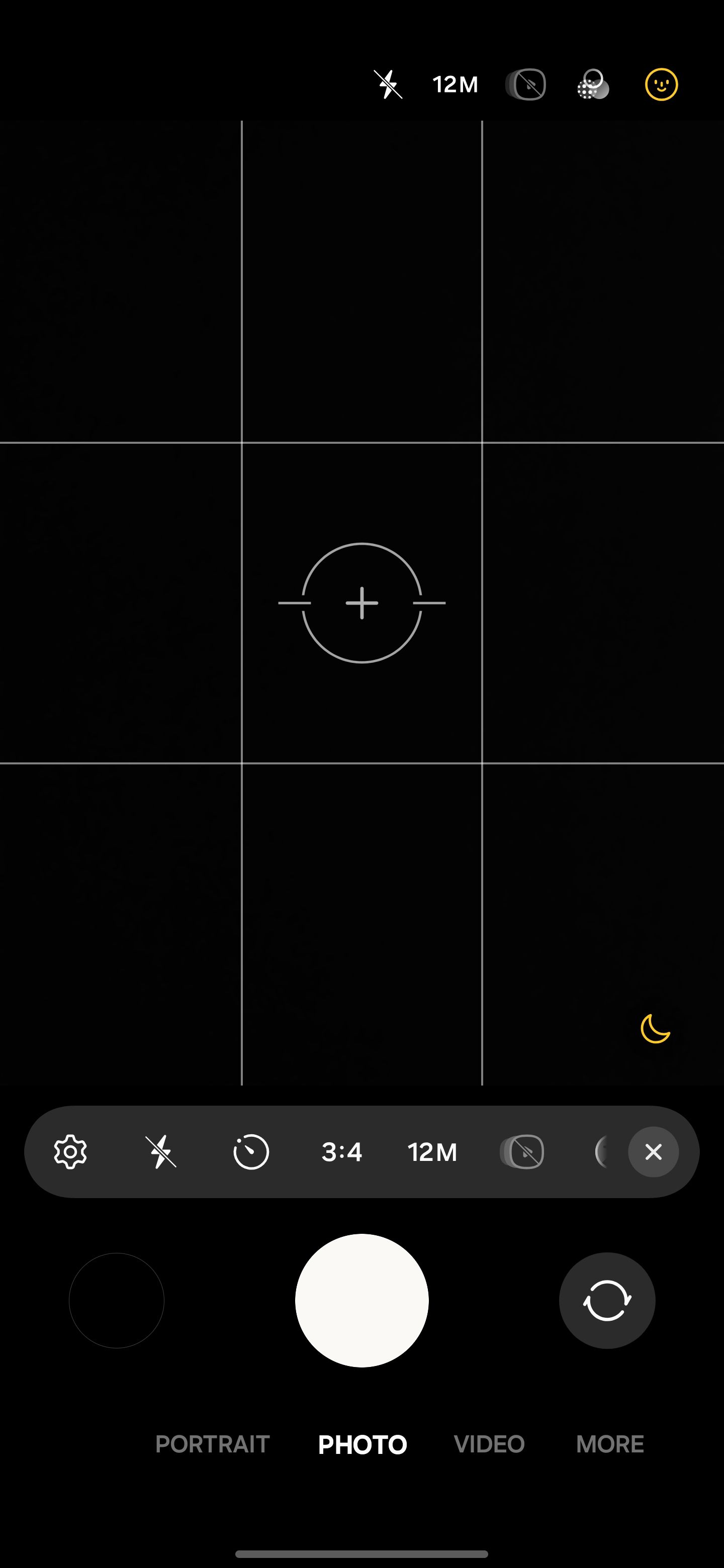 منوی تنظیمات در Samsung S25U Camera-1