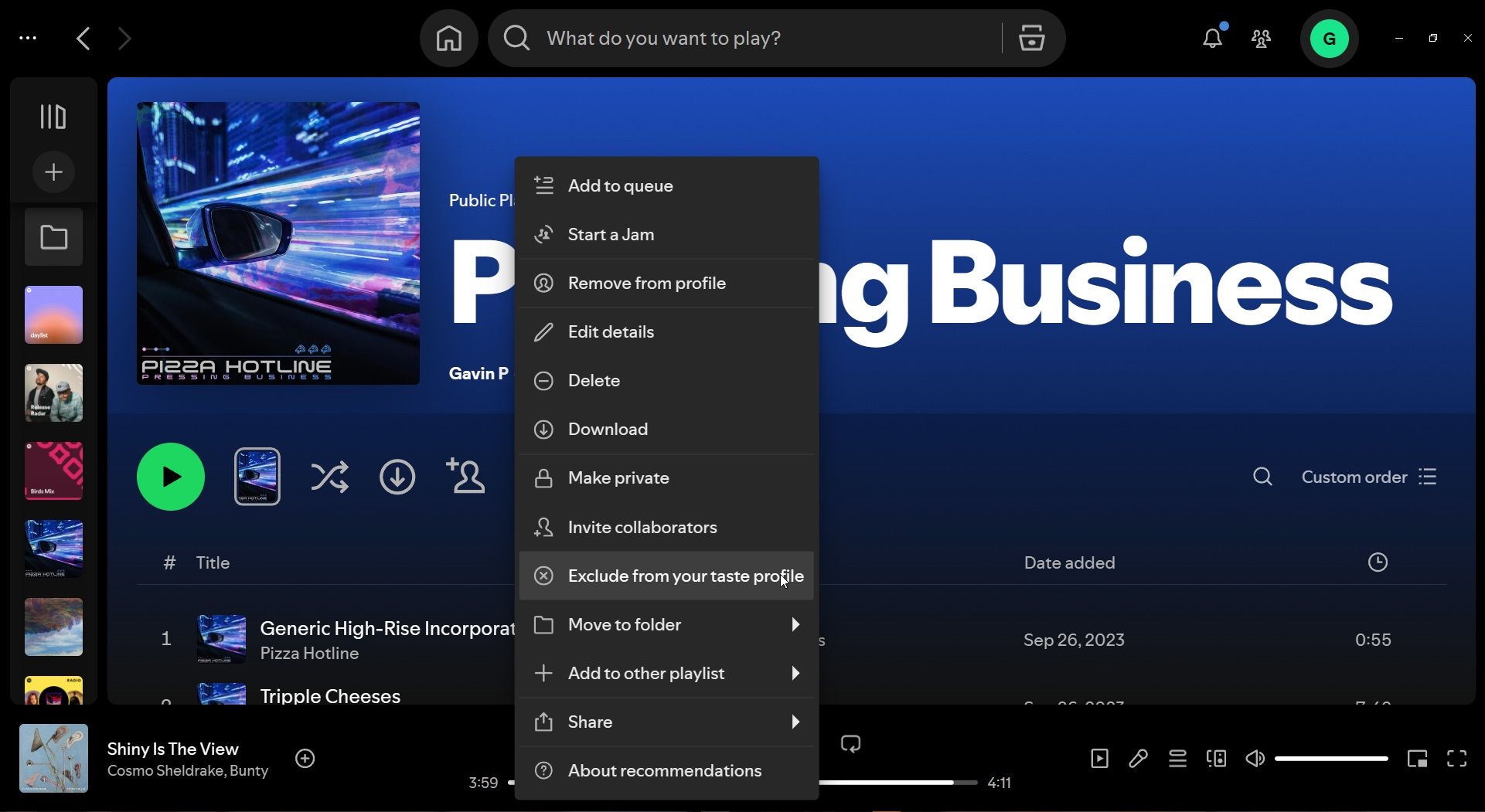 لیست پخش هفتگی Spotify Discover از مشخصات طعم و مزه خارج می شود.