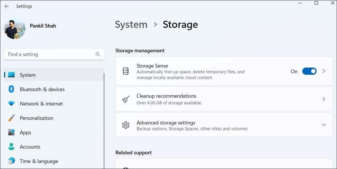 از طریق برنامه تنظیمات Windows Sense Sense را غیرفعال کنید