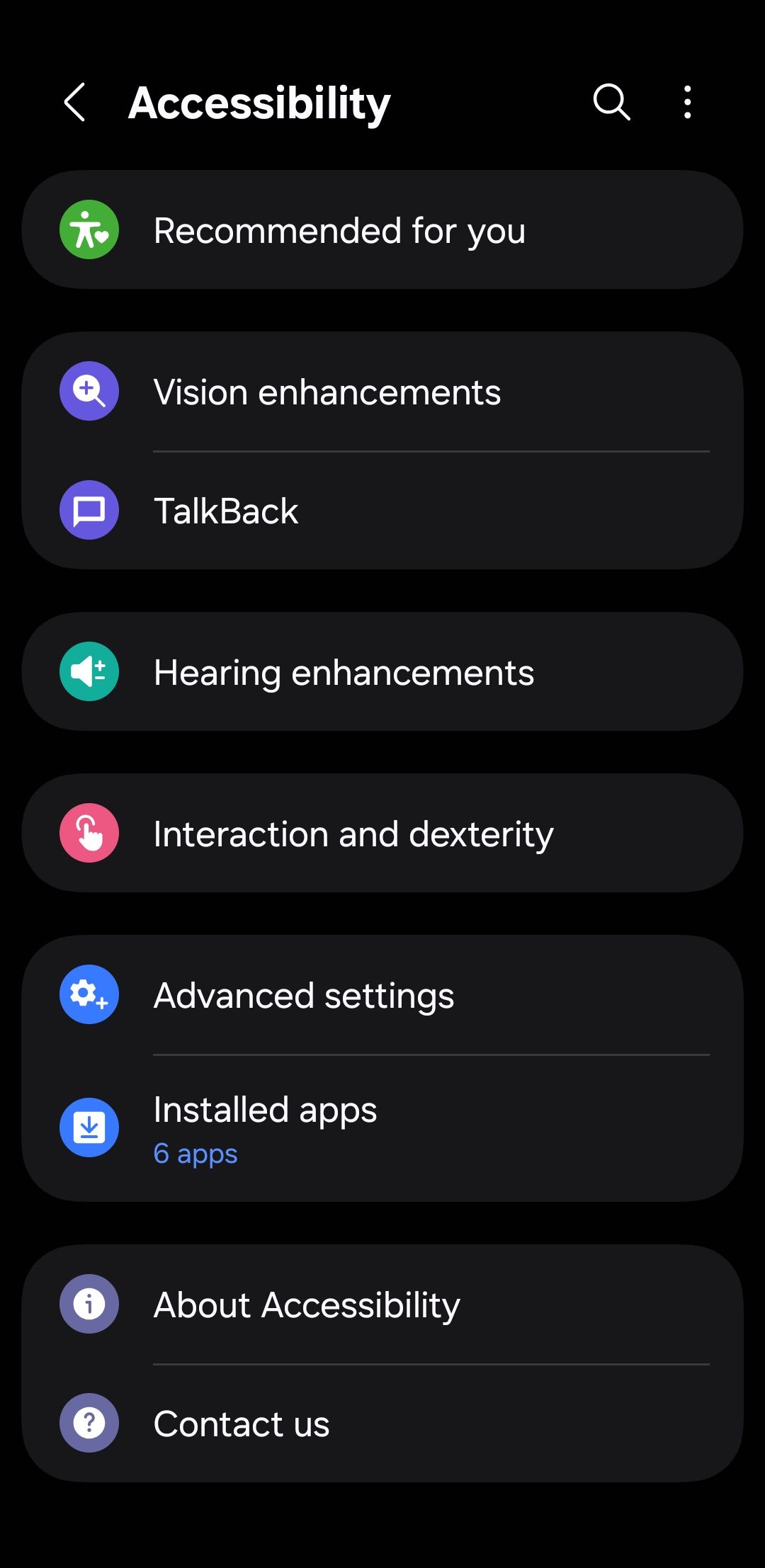 تنظیم دسترسی در تلفن Android
