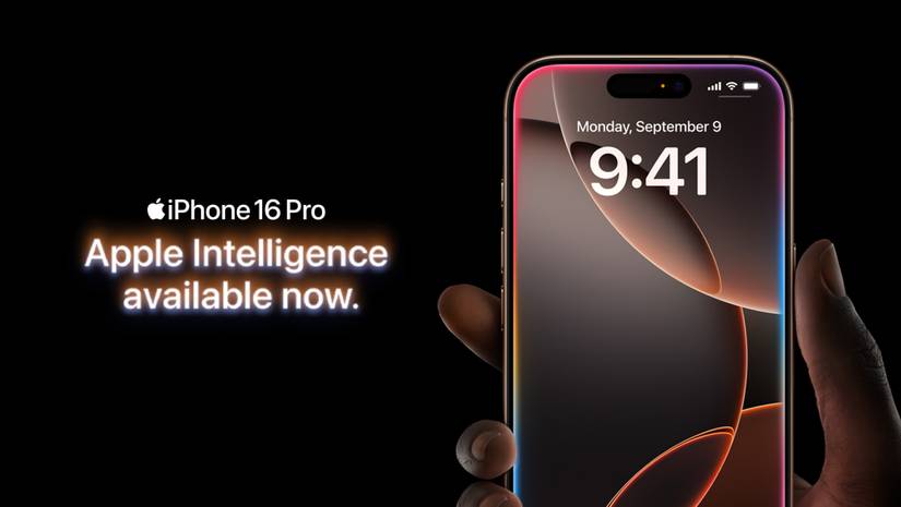 Apple AD برای آیفون 16 Pro اظهار داشت که Apple Intelligence هم اکنون در دسترس است