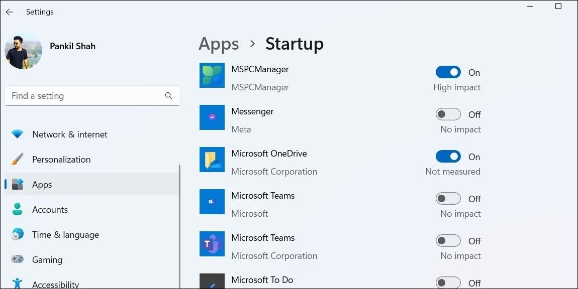 راه اندازی OneDrive را با استفاده از برنامه تنظیمات غیرفعال کنید