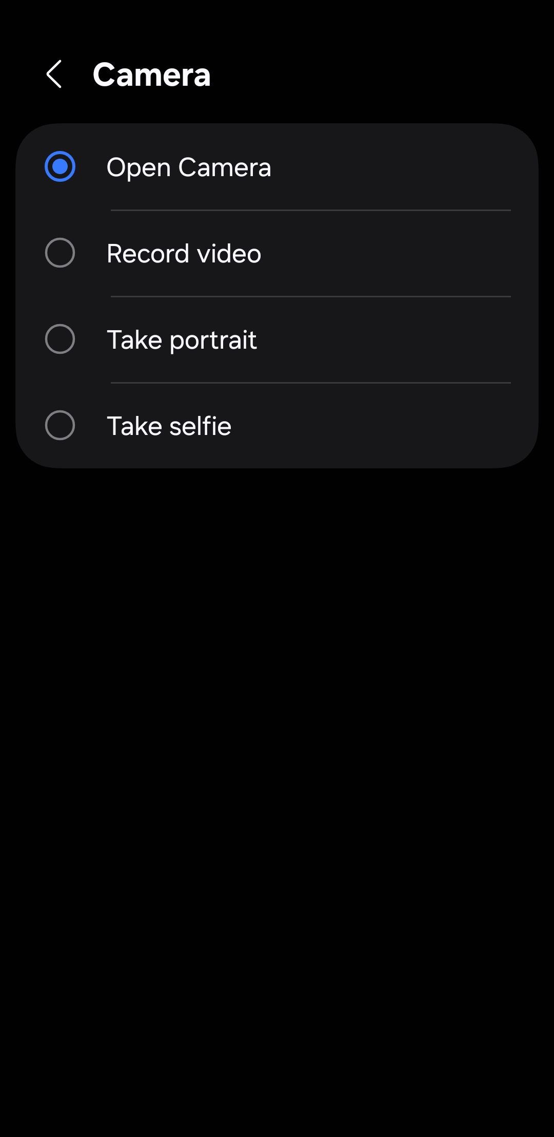 تنظیمات دکمه جانبی را بر روی تلفن Android فشار دهید