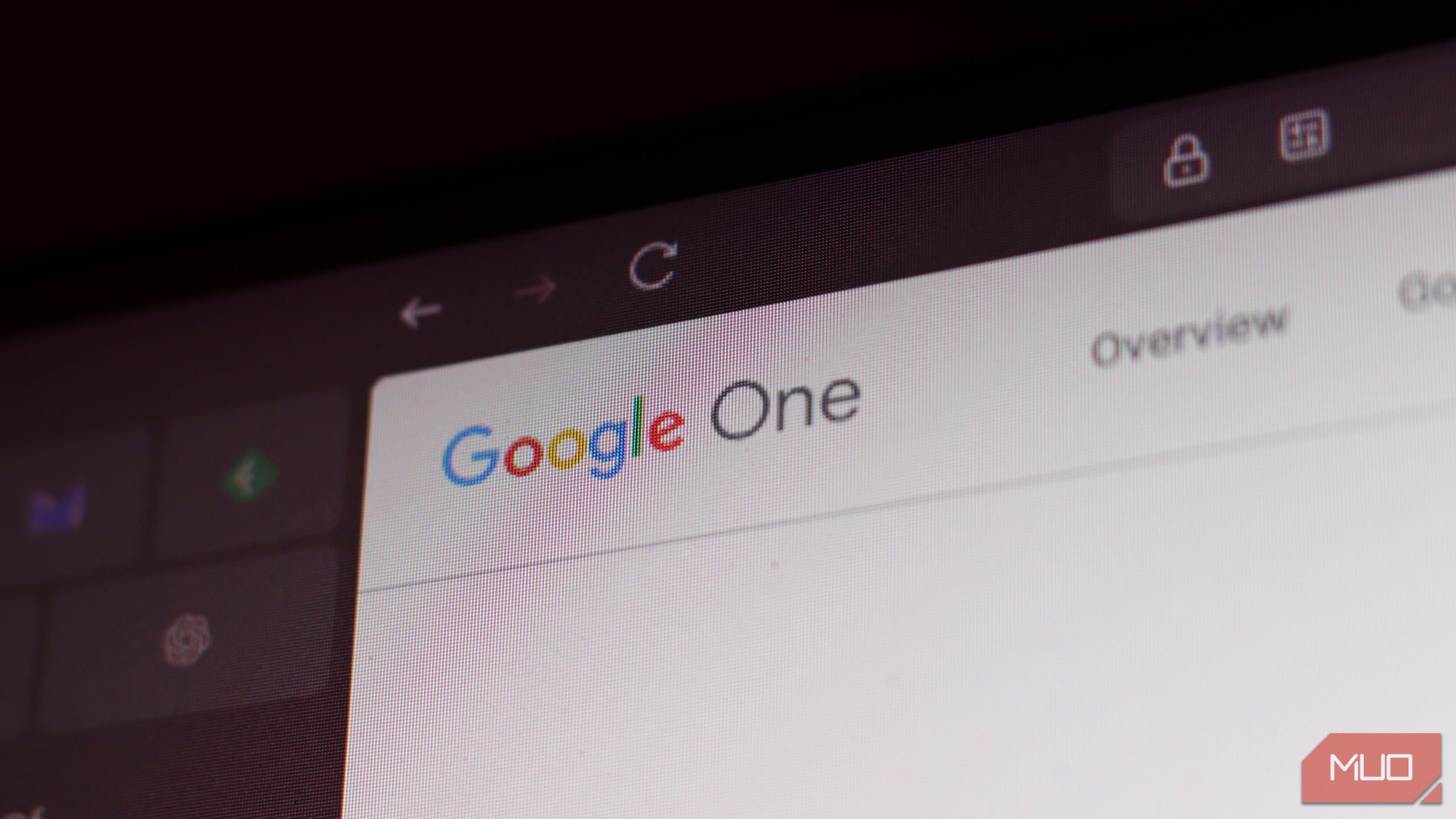 Google One در یک مرورگر وب باز می شود