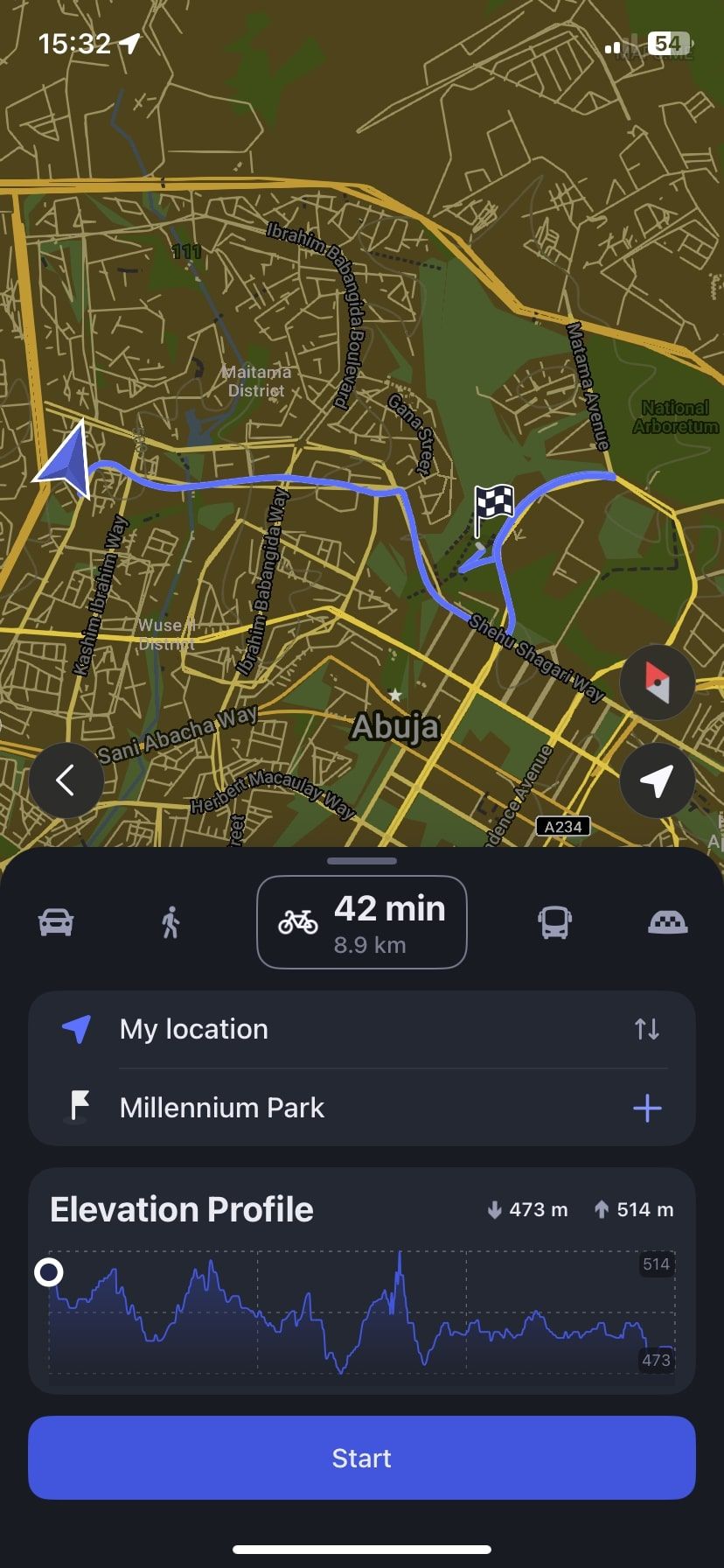 MAPS.ME ناوبری دوچرخه