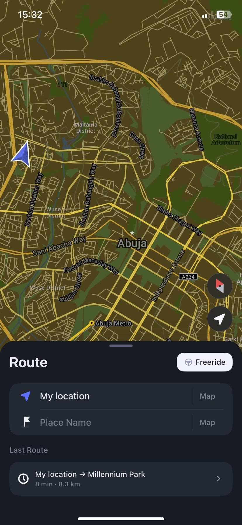 maps.me صفحه اصلی