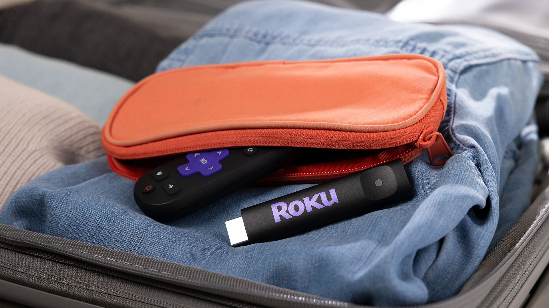 پخش جدید Roku در یک کیسه.