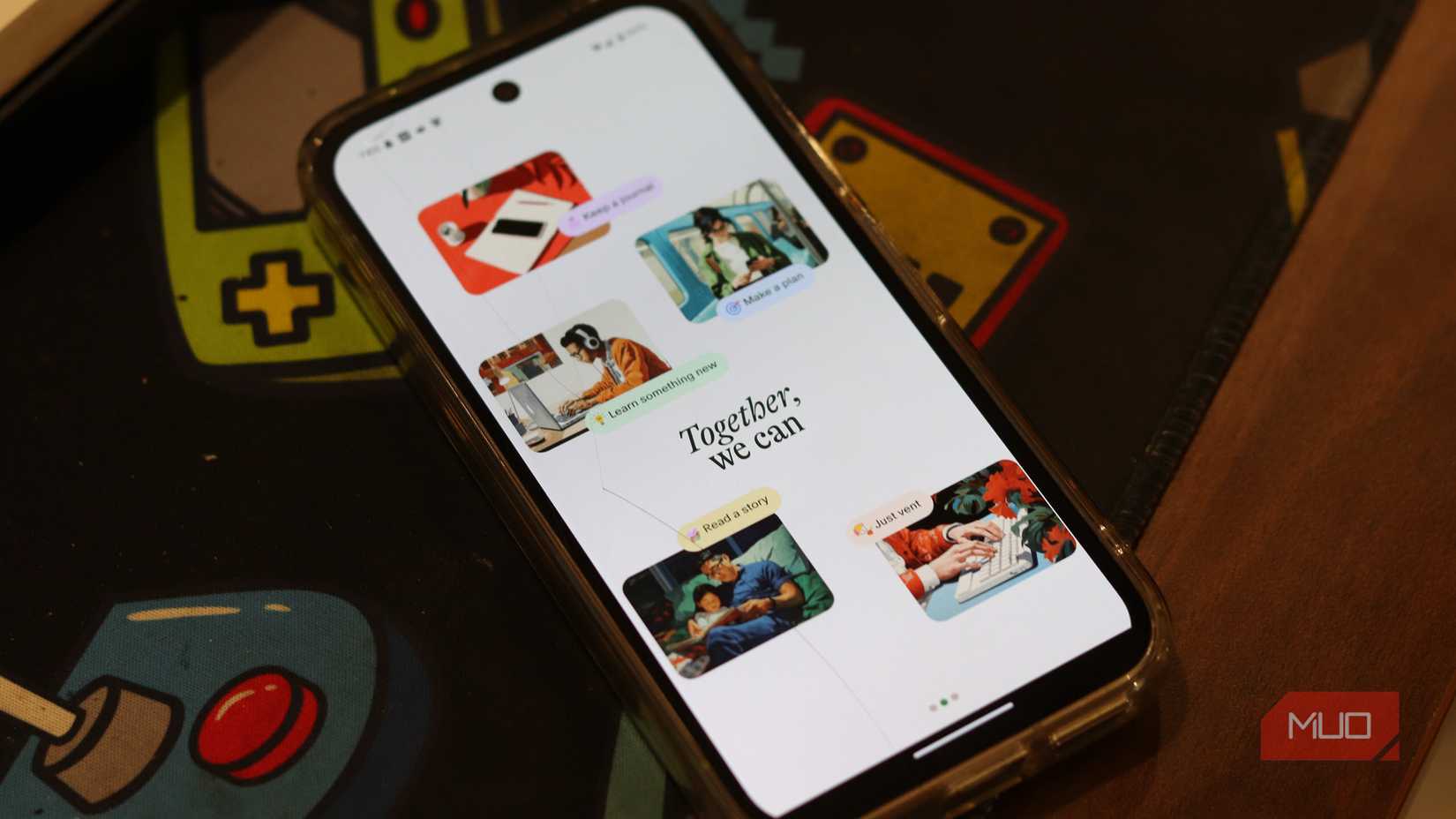 برنامه Pi AI در Android اجرا می شود