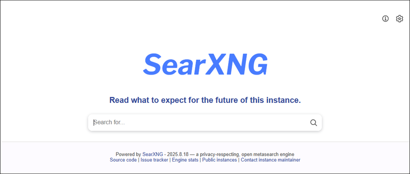 نمونه searxng-org در searx-