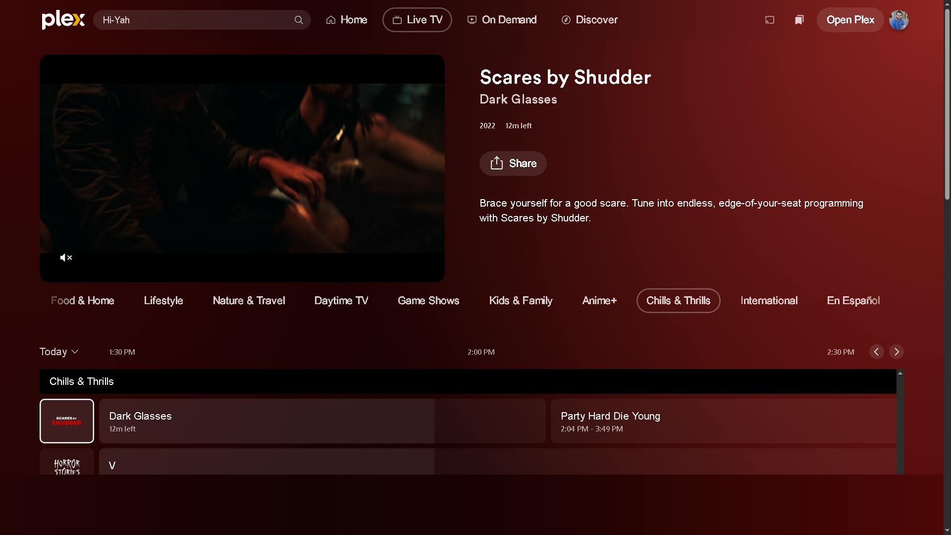 فیلم Dark Dark Bylays By Screes by Shudder Plex TV CHANNEL