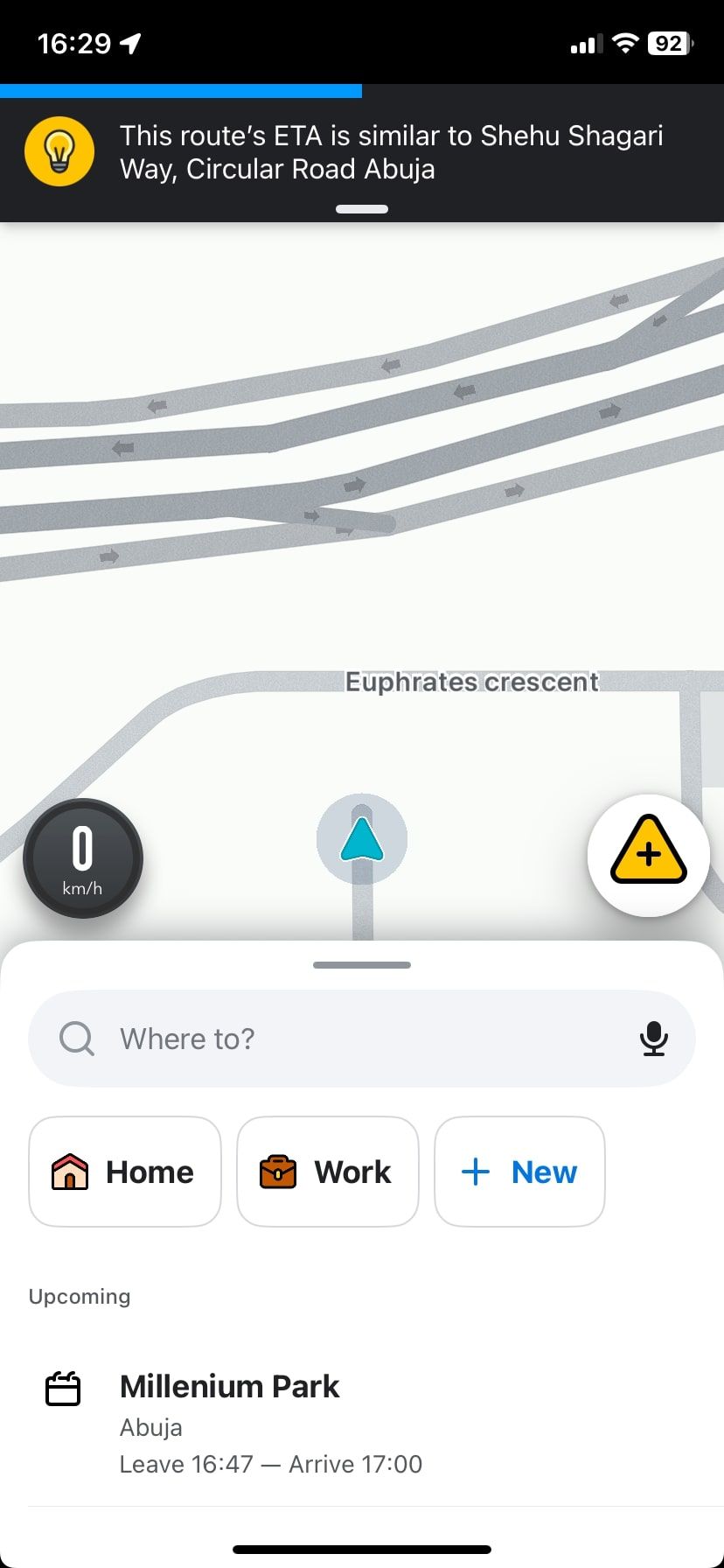 نقشه waze خانه