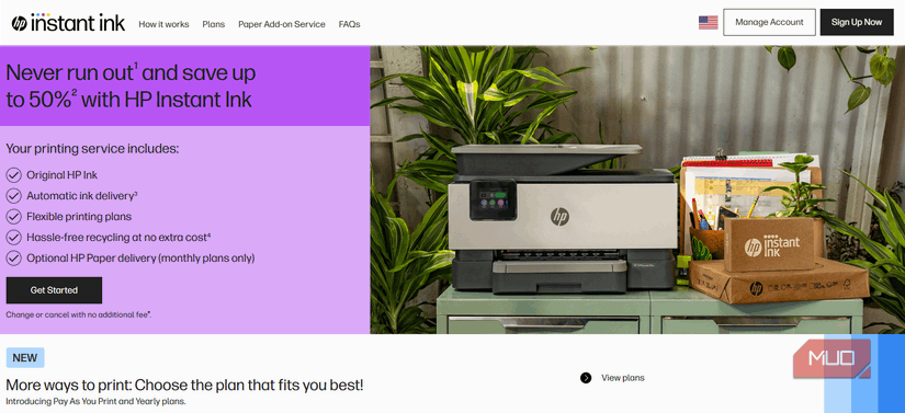 وب سایت جوهر فوری HP