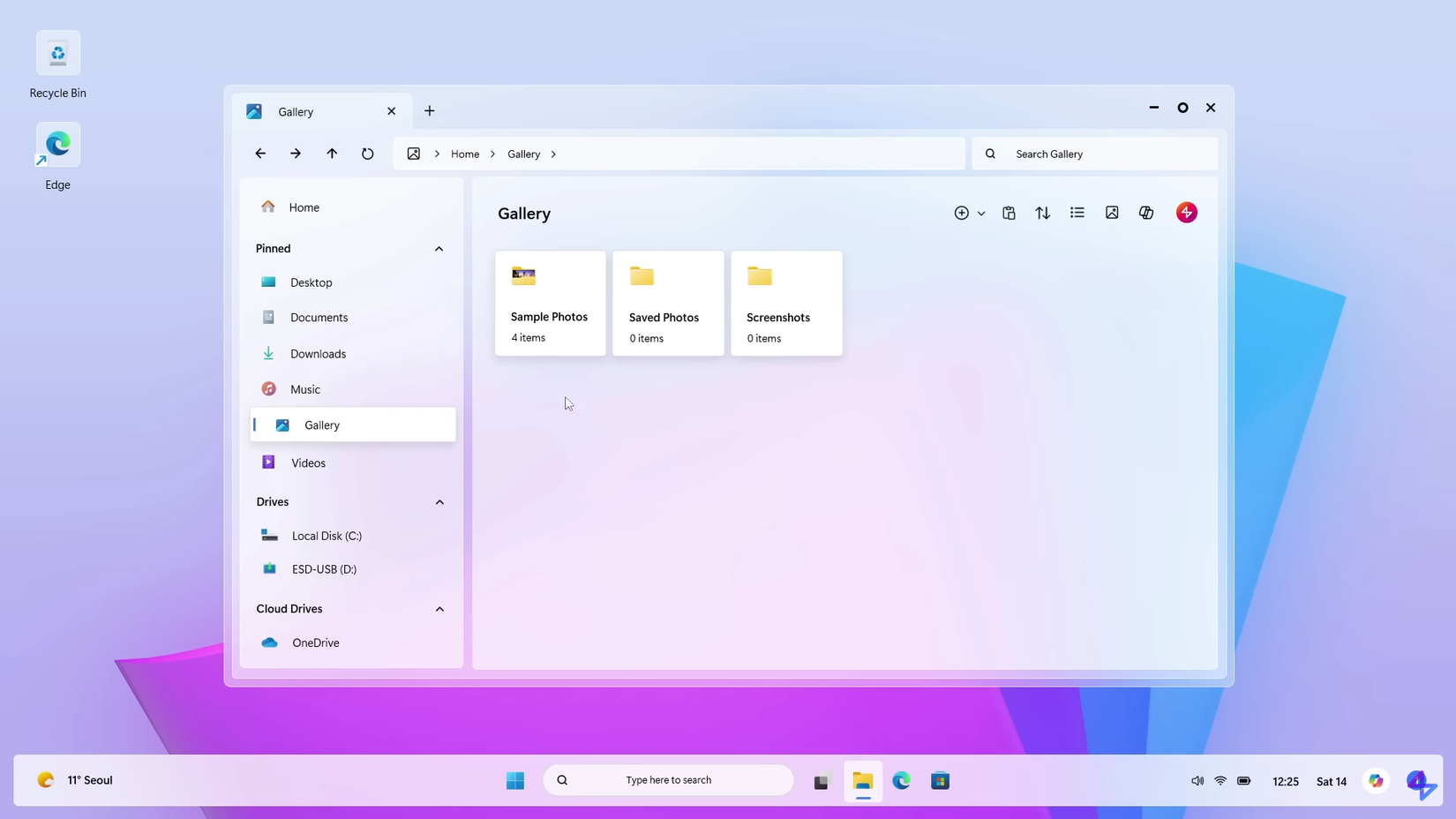 02 Windows 12 Concept File Explorer و دسک تاپ