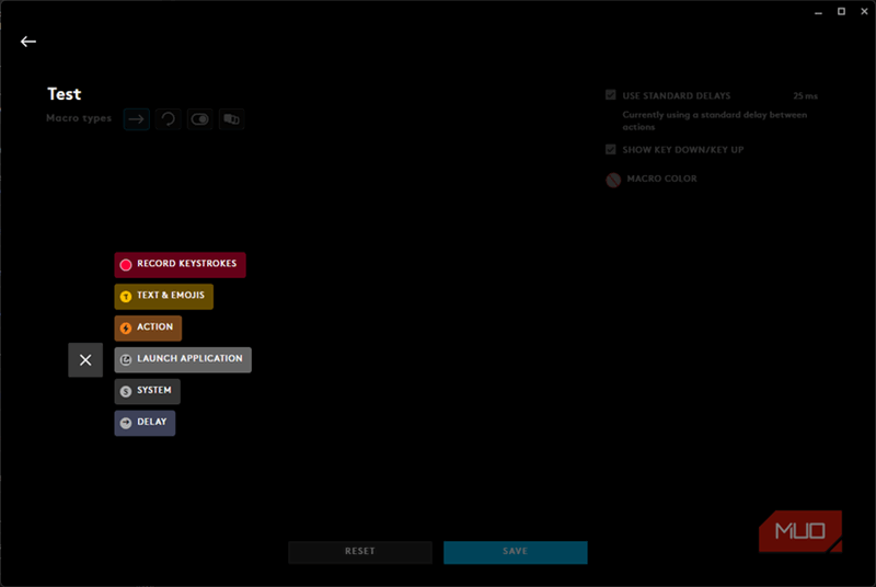 Logitech G Hub ایجاد کلان جدید