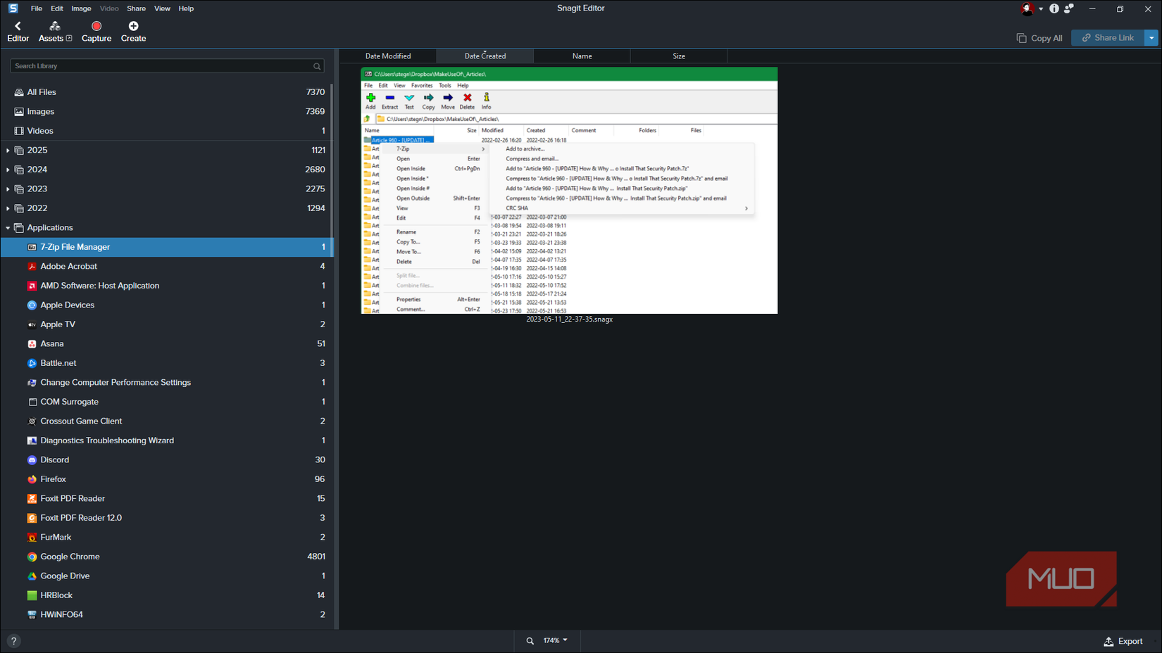برنامه snagit در ویندوز