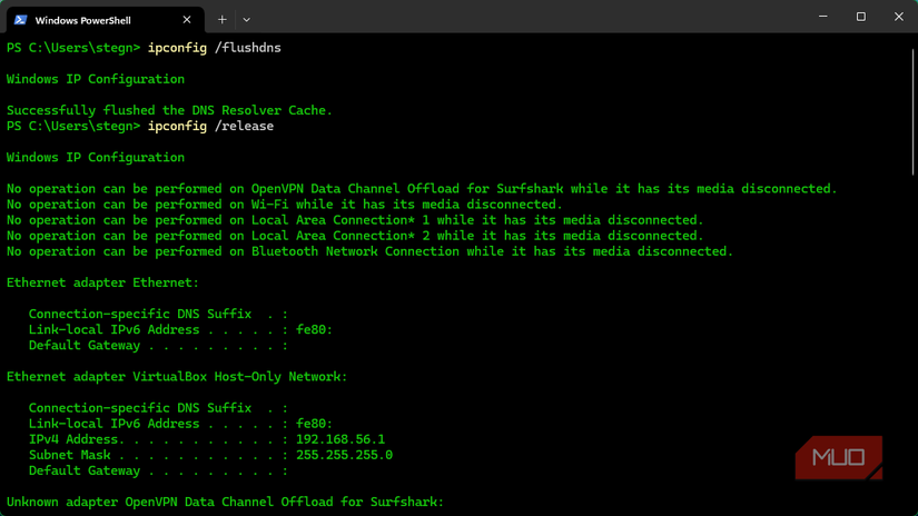 03 پرچم IPConfig Windows