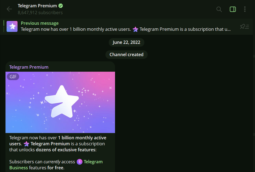 اطلاعات ربات Premium Premium