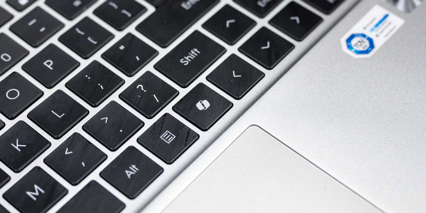 کلید Microsoft Copilot در Tecno Megabook T16 Pro
