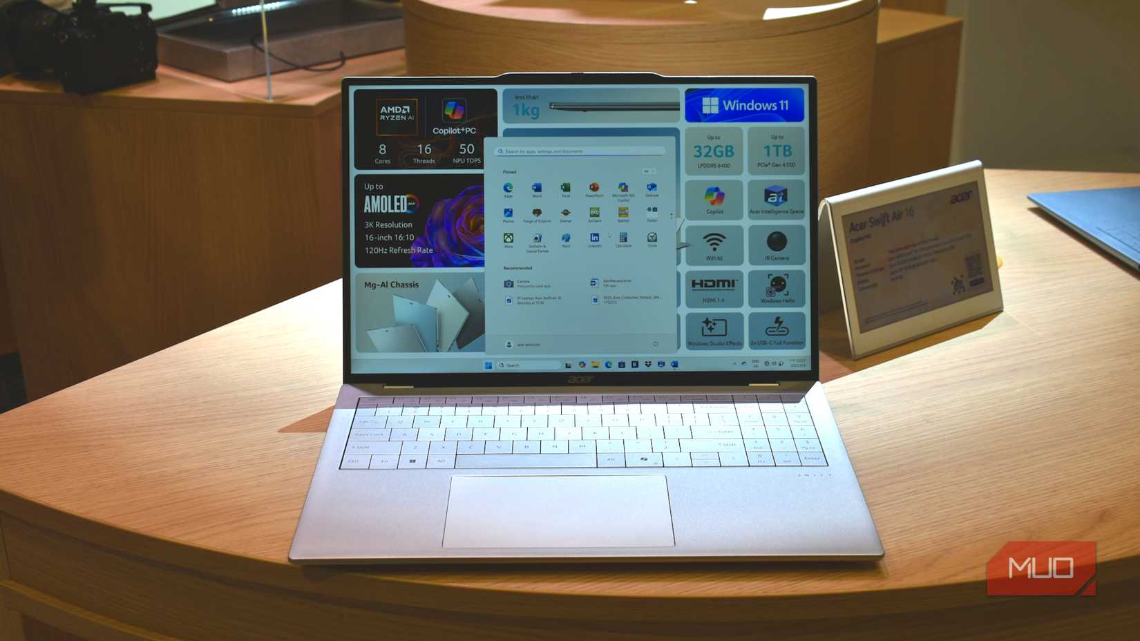 Acer Swift Air 16 جلو جلو IFA 2025.