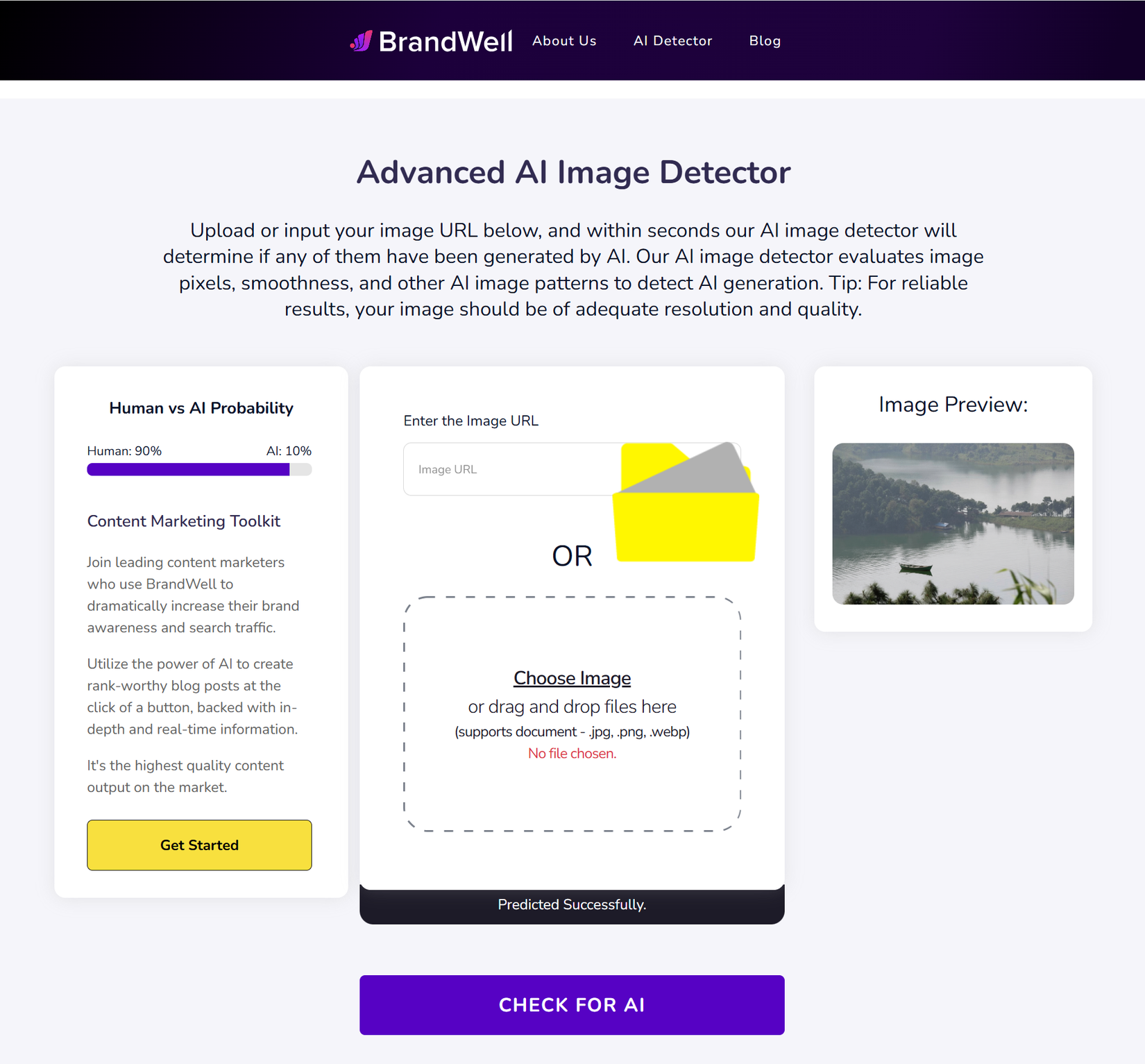 ردیاب تصویر Brandwell AI.