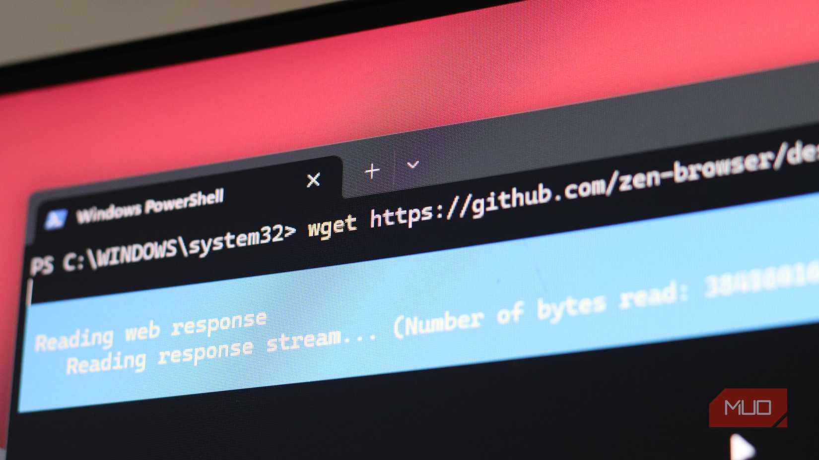 فرمان wget powerShell.