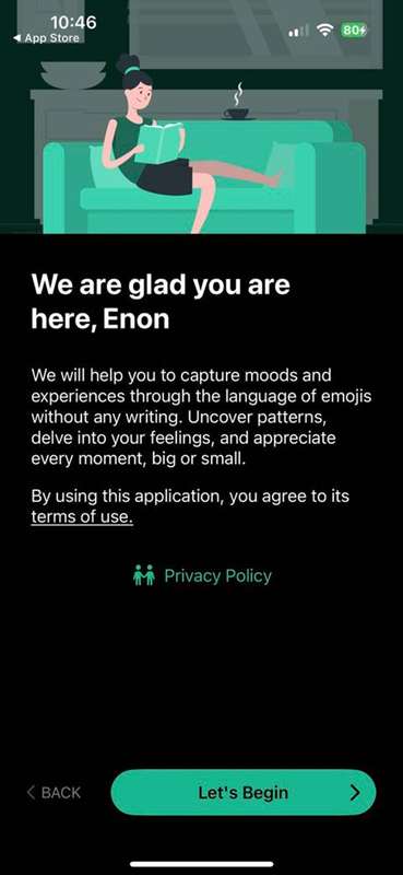 صفحه خوش آمدید Daylio