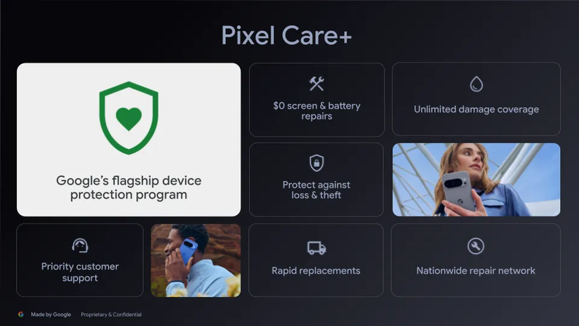 Google Pixel Care+ مزایای برنامه محافظت از دستگاه
