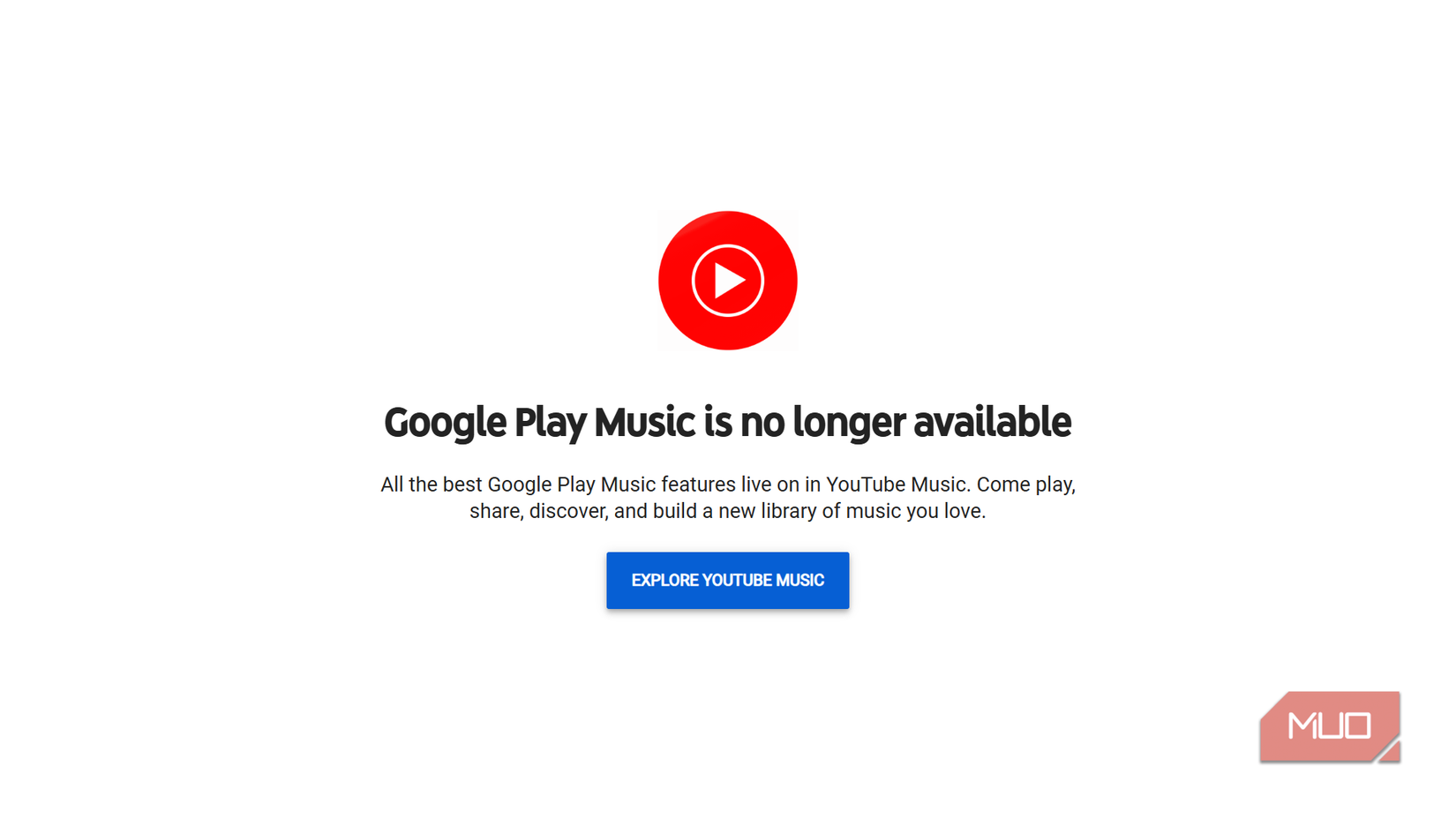 Google Play Music Sunset متوجه تغییر مسیر به موسیقی YouTube می شود.