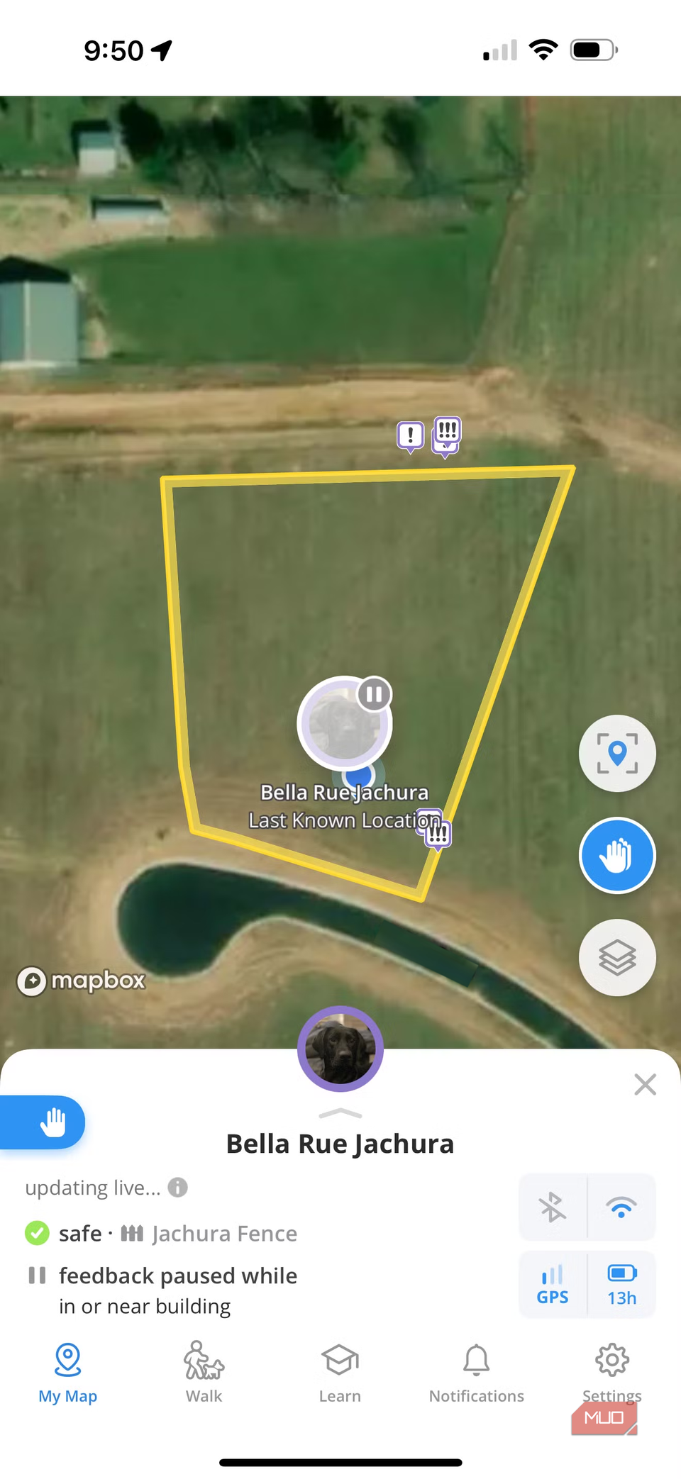 حصار GPS برنامه Halo برای بلا