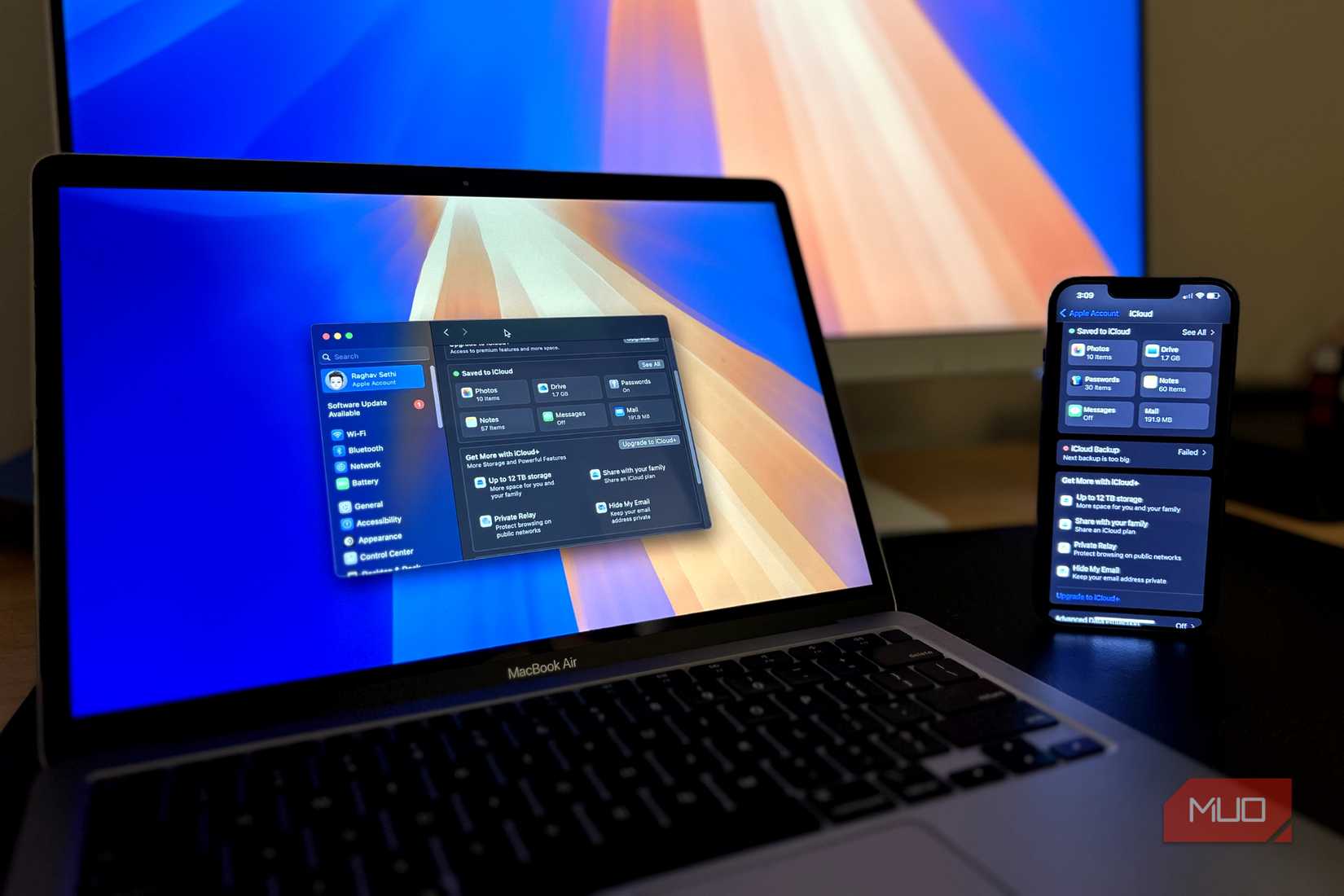 آیفون و مک بوک با منوی iCloud باز می شوند
