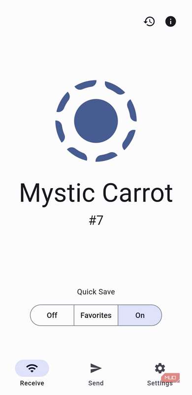 صفحه اصلی برنامه محلی در اندروید