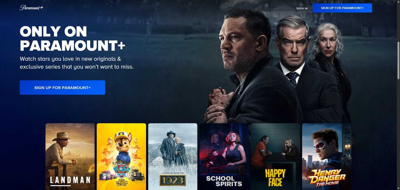 نمایش TB Mobland در Paramount Plus