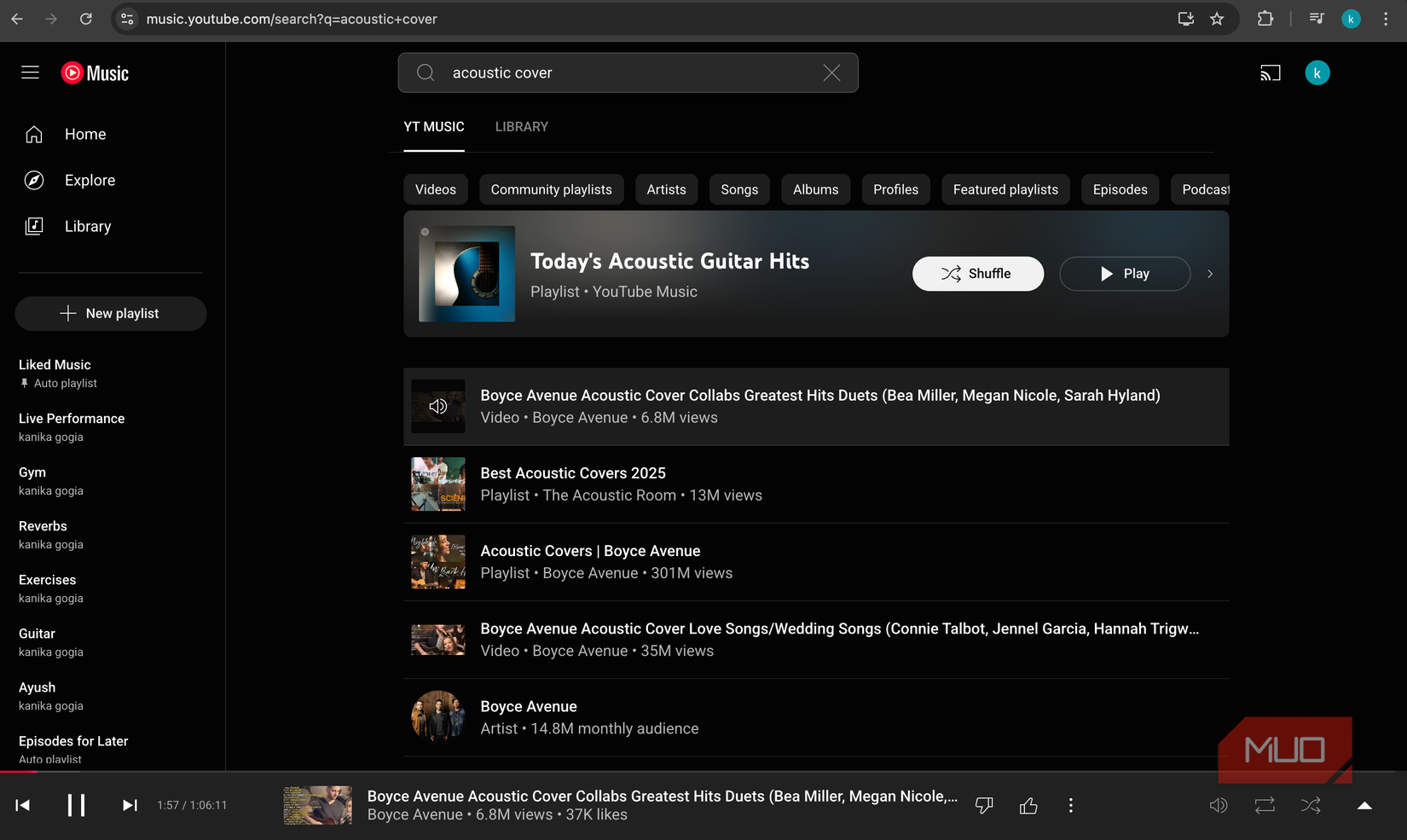 آهنگ ها و پوشش های نادر در YouTube Music-1